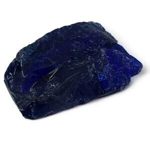 Cobalt Blue Multitone Translucent‎ Slag Art Glass Cullet #4S20
